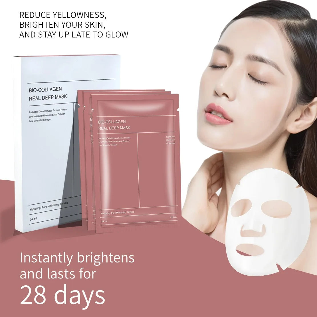 HydraVeil Bio-Collagen Face Mask